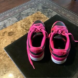 Nike Black and Pink Athletic Shoes